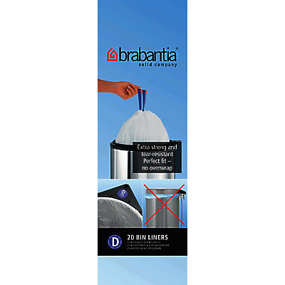 Brabantia LDPE Bin Liner, Pack of 20